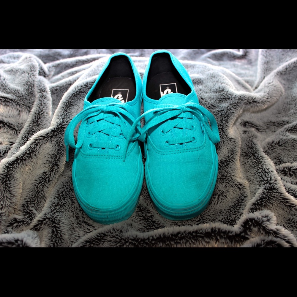 Blue/Turquoise Vans